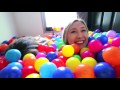 100,000 BALLPIT BALLS DOWN THE STAIRS!