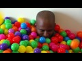 100,000 BALLPIT BALLS DOWN THE STAIRS!