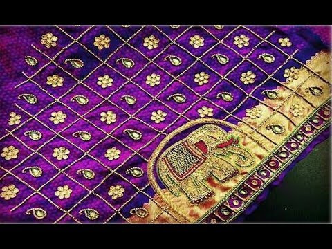 Featured image of post Silk Saree Aari Work Blouse Designs Images