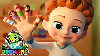 Finger Family Song | DinoLand Nursery Rhymes \u0026 Kids Videos