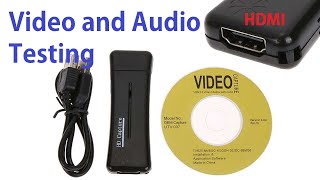 Testing the Easy Cap HDMI USB 2.0 video capture card (usbtv007, OEM)