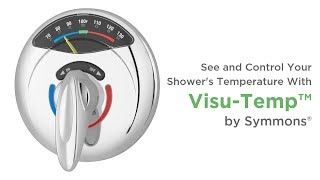 See and Control Your Shower's Temperature with the Symmons Visu-Temp Shower System