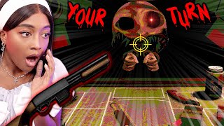 Russian Roulette with a SHOTGUN against a SMART AI is very SCARY!! | Buckshot Roulette