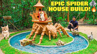 I Built a Giant Spider House for Cats – You Won’t Believe This!