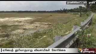 Demand to desilt 192 acre Thanikottakam lake in Nagapattinam so that 3000 acres