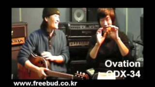 [프리버드] 306회 Todays Gear Ovation Celebrity DX CDX34 오리지날 케이스 포함