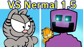 Friday Night Funkin' VS Nermal 1.5 FULL WEEK + Abuse (FNF Mod/Hard) (Garfield/Ourple/Purple Guy)