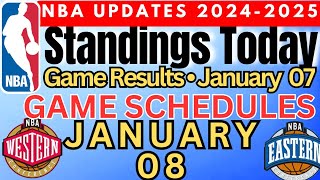 NBA Standings \u0026 Game Result Today | January 07, 2025 #nba #standings #games #results #schedule