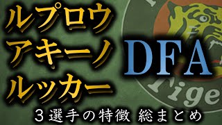 【右打ち外野手】有力新外国人候補がDFAに　3選手の特徴を総まとめ【阪神タイガース】