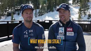 Double interview with Aleksander Aamodt Kilde & Sebastian Foss Solevaag | FIS Alpine