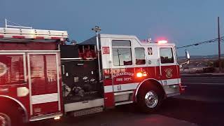 Albuquerque Fire Rescue Engine 7 Responding