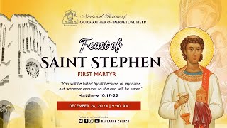 Baclaran Church: Feast of Saint Stephen, first martyr