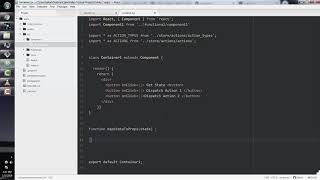 35 Creating a react redux container