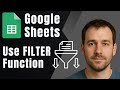 Google Sheets: How to Use the FILTER Function (2025 Tutorial)