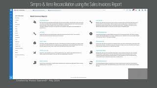 Simpro Tips & Tricks Episode 3 - Simpro & Xero Reconciliation with the Sales Invoice Report