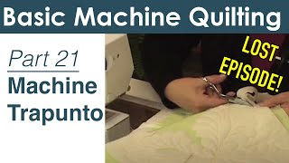 Machine Trapunto - Stuffed Quilting Technique with Your Sewing Machine