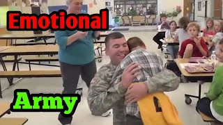 most emotional army huge family members