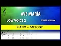 Ave María / Gomez: Instrumental / Low Voice