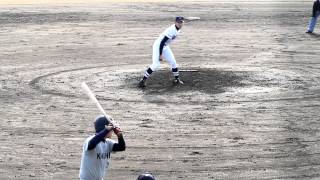 大阪高校選抜　ＰＬ学園　前野投手　２年生　背番号１２