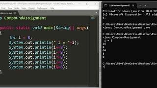 What is Compound Assignment Operator with Example ? |Lecture 12 | Java Tutorial for Beginners.