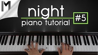 Night - Ludovico Einaudi - Piano Tutorial  [Part 5/6]