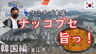 【韓国編】　ケミチプ本店「ナッコプセ」　　ユケハンユッケ「レバー盛り合わせ」        AVENTREE HOTEL       釜山①