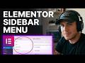 How to Create a Sidebar Navigation Menu in Elementor [2026] | Step-by-Step