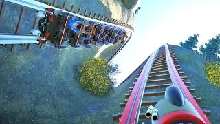 MUST RIDE POV of Dueling 100mph RMC Roller Coasters with High-Five!