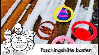 Faschingshüte basteln