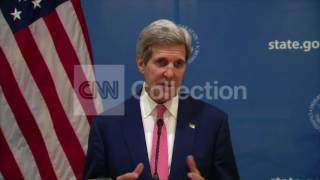 MIDEAST CONFLICT:KERRY ON MIDEAST NEGOTIATIONS