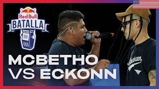 McBetho vs Eckonn - Semifinal | Red Bull Estados Unidos 2021