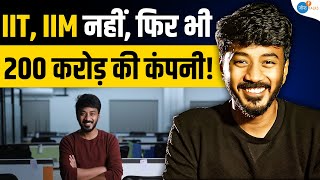 बिना IIT, IIM के भी करोड़ों की कमाई! | Vaibhav Sisinty | Business Motivation | Josh Talks Hindi