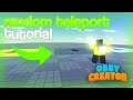 How to make a RANDOM TELEPORTER in Obby Creator!