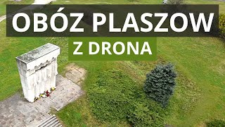 Obóz w Płaszowie z drona