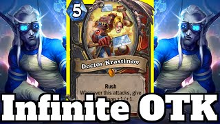 INFINITE Damage Kingsbane Rogue! Doctor Krastinov OTK Combo! | Hearthstone