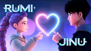 Tracing map RUMI & JINU ✍️ K-Pop Demon Hunters | Satisfying Art & Relaxing Asmr
