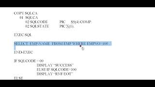Evaluate SQL Commands - Mainframe DB2 Tutrorial - Part 6