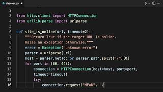 Create a Website Connectivity Checker CLI in Python