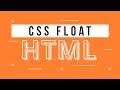 CSS Float Tutorial - Learn HTML to build responsive website - 20