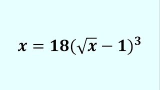 An Amazing Radical Equation | Give It A Try!