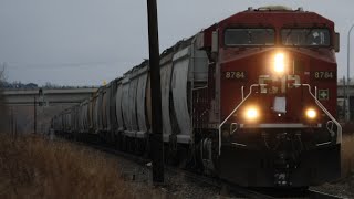 HYBALLING!!! Canadian Pacific Grain (CP 300) East at Keith, Calgary, AB!