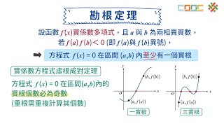 108新課綱｜高三數學｜【延伸】利用勘根定理估算多項式方程式的實根