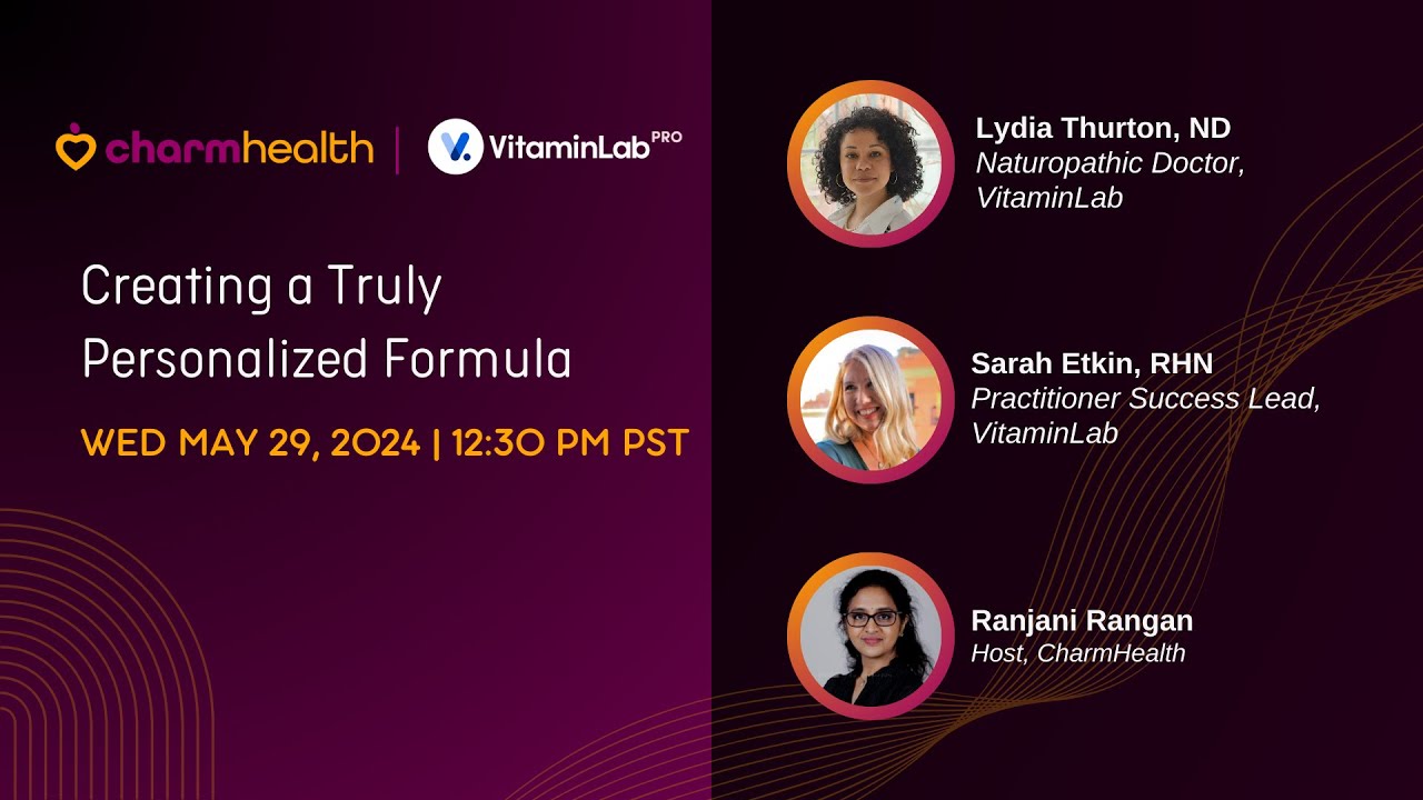 Creating A Truly Personalized Formula With Vitaminlab Youtube