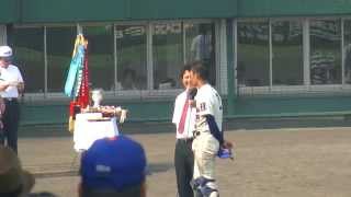 第96回全国高校野球兵庫大会決勝・優勝インタビュー