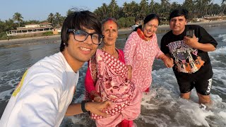 Amma Or Mummy Dar Gayi Goa Beach Pe 😂 Gussa hogye