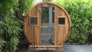 Marc Megna of the Guy's List Reviews his Redwood Outdoors Extra-Wide Barrel Sauna