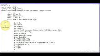 Java | swing class 'JSpinner - set minimum and maximum value' | CodeLearning