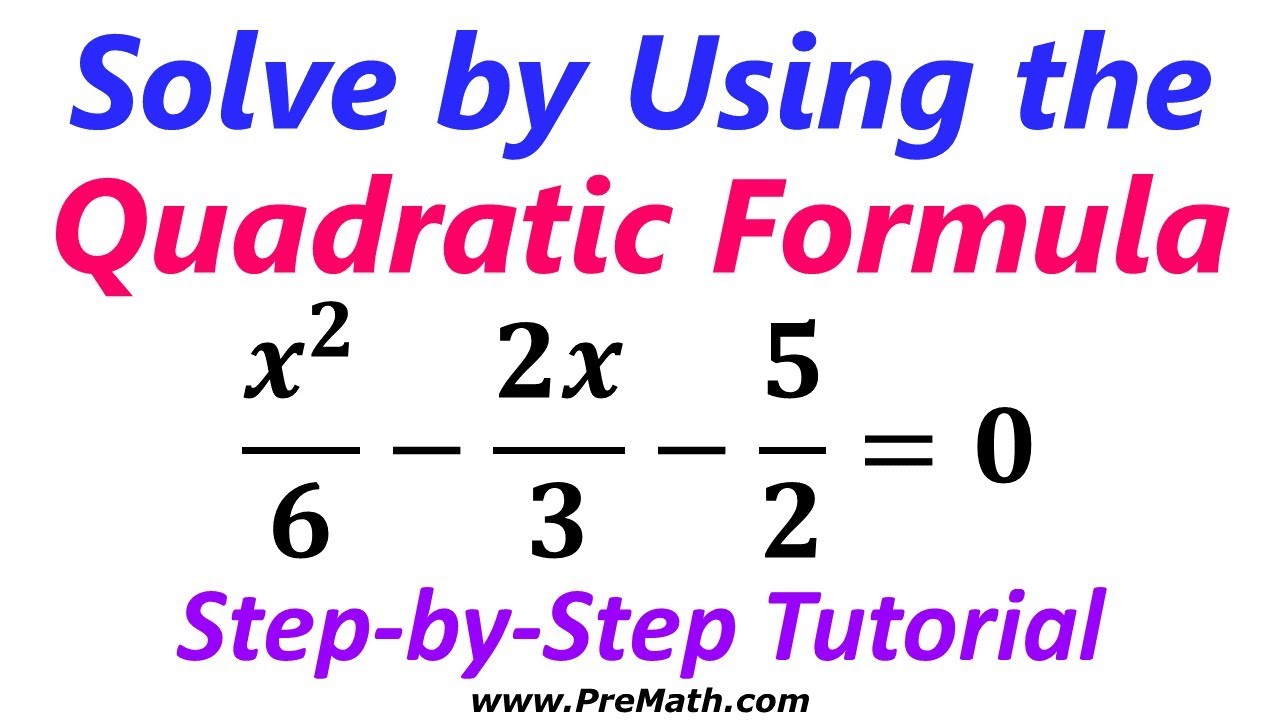 How To Solve A Quadratic Equation Steps - Tessshebaylo