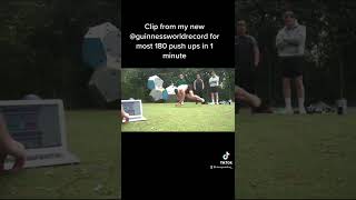 Most 180 Push Ups in 1 Minute - GUINNESS WORLD RECORD