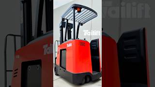 WORK MORE EFFICIENTLY in tight spaces with our Stand-Up Forklifts! #Tailift #Standup #Forklift